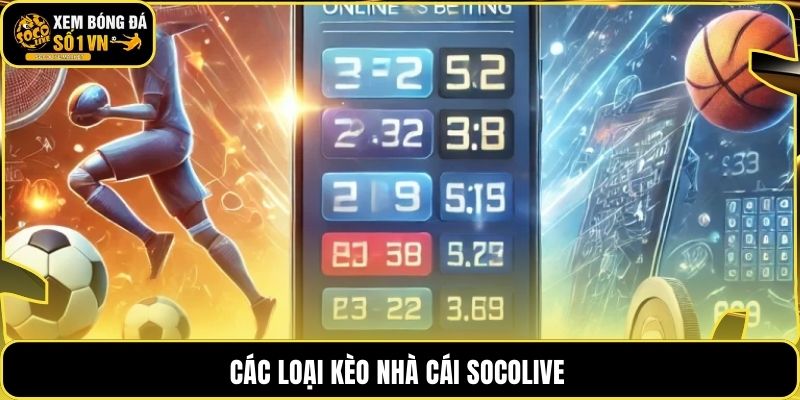 Các loại kèo nhà cái socolive