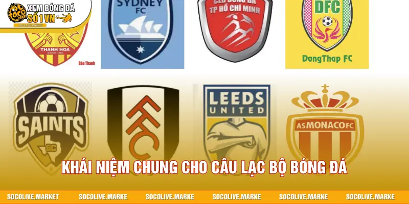 Khái niệm chung cho câu lạc bộ bóng đá